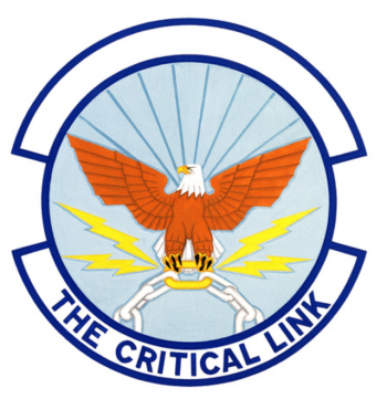 Coat of arms (crest) of the 814th Transportation Squadron, US Air Force