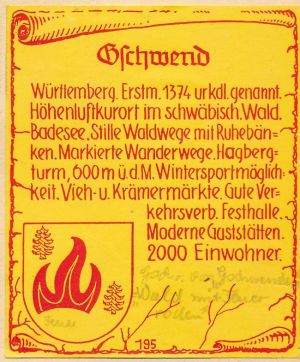 Wappen von Gschwend