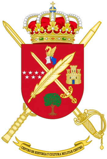 Coat of arms (crest) of the Military History and Culture Center Central Region, Spanish Army