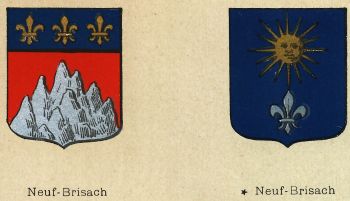Blason de Neuf-Brisach/Coat of arms (crest) of {{PAGENAME