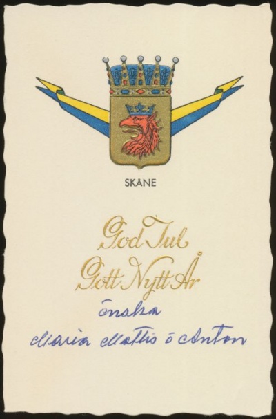 Coat of arms (crest) of Skåne