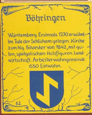Wappen von Böhringen (Dietingen)/Coat of arms (crest) of Böhringen (Dietingen)
