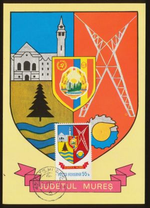 Coat of arms (crest) of Mureș (county)