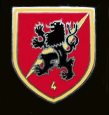 Coat of arms (crest) of the Signal Company 4, German Army