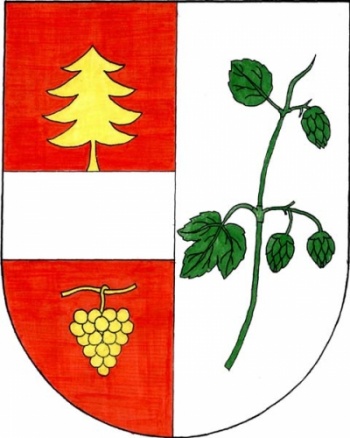 Arms (crest) of Vinařice (Louny)