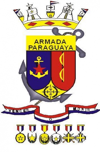 Coat of arms (crest) of the Navy of Paraguay