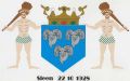 Wapen van Sleen/Coat of arms (crest) of Sleen