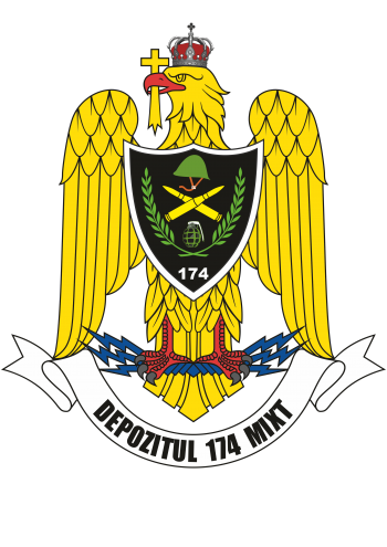 Coat of arms (crest) of the 174th Mixed Depot, Romanian Army