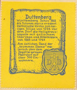 Wappen von Duttenberg
