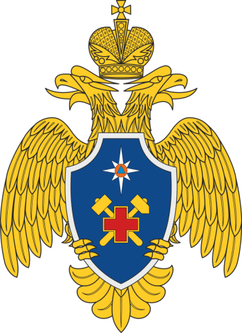Arms of/Герб Militarized Mine Rescue Unit, Ministry of Extraordinary Situations, Russia