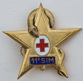 Blason de 11th Military Nurses Section, French Army/Arms (crest) of 11th Military Nurses Section, French Army