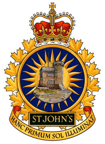 Coat of arms (crest) of the Canadian Forces Station St. John's, Canada