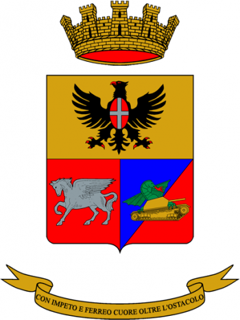 Coat of arms (crest) of Cavalry School, Italian Army