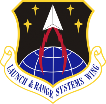 Coat of arms (crest) of the Launch and Range Systems Wing, US Air Force