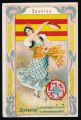 Arms, Flags and Types of Nations trade card Diamantine Spanien
