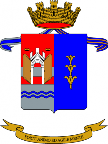 Coat of arms (crest) of the 232th Signal Regiment (also 232th Signal Battalion Fadalto), Italian Army