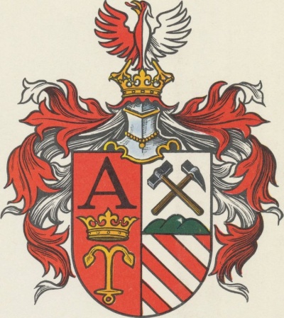 Arms (crest) of Adamov (České Budějovice)