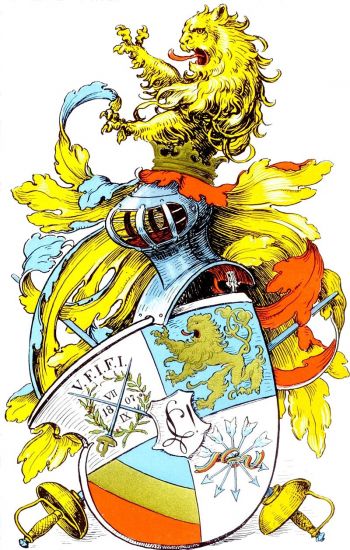Wappen von Corps Lusatia Leipzig/Arms (crest) of Corps Lusatia Leipzig