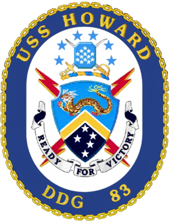 Coat of arms (crest) of Destroyer USS Howard