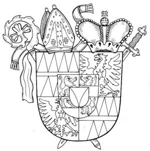 Arms (crest) of Karl von Liechtenstein-Kastelkorn