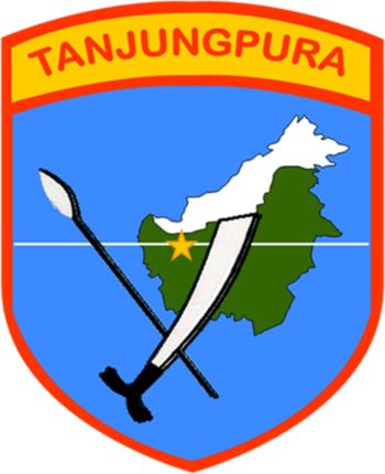 Coat of arms (crest) of the XII Military Regional Command - Tanjungpura, Indonesian Army