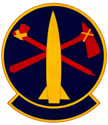 Coat of arms (crest) of the 501st Tactical Missile Maintenance Squadron, US Air Force