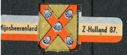 Wapen van Mijnsheerenland/Arms (crest) of Mijnsheerenland
