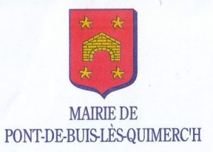 Blason de Pont-de-Buis-lès-Quimerch/Coat of arms (crest) of {{PAGENAME