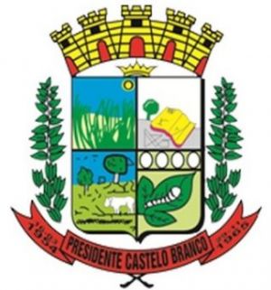Brasão de Presidente Castelo Branco (Paraná)/Arms (crest) of Presidente Castelo Branco (Paraná)