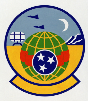 Coat of arms (crest) of the 110th Tactical Control Flight, Tennessee Air National Guard