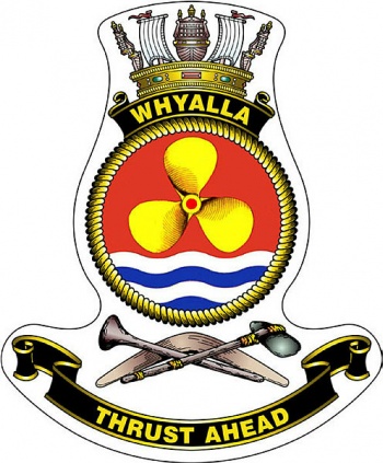 Coat of arms (crest) of the HMAS Whyalla, Royal Australian Navy
