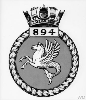 Coat of arms (crest) of the No 894 Squadron, FAA