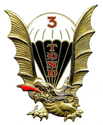 Coat of arms (crest) of 3rd Parachute Battalion, ARVN