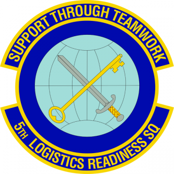 Coat of arms (crest) of the 5th Logistics Readiness Squadron, US Air Force