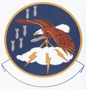 Coat of arms (crest) of the 644th Strategic Missile Squadron, US Air Force