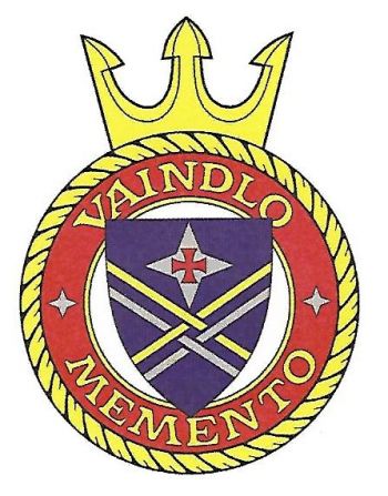 Blason de EML Vaindlo (M416), Estonian Navy/Arms (crest) of EML Vaindlo (M416), Estonian Navy
