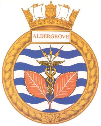 Coat of arms (crest) of the HMCS Aldergrove, Royal Canadian Navy