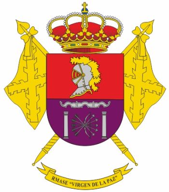 Coat of arms (crest) of the Virgen de la Paz Military Residences of Social Action for Students, Spanish Army