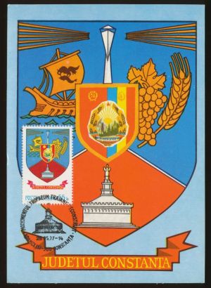 Coat of arms (crest) of Constanța (county)