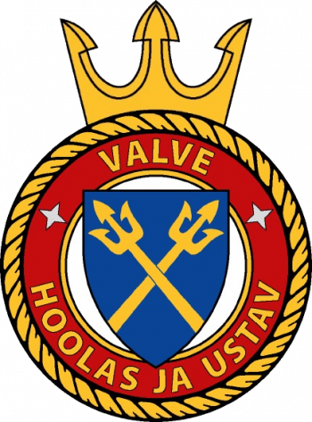 Blason de EML Valve (P112), Estonian Navy/Arms (crest) of EML Valve (P112), Estonian Navy