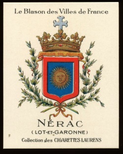 Blason de Nérac/Coat of arms (crest) of {{PAGENAME