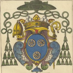 Arms (crest) of Jacques-Bénigne Bossuet (Troyes)