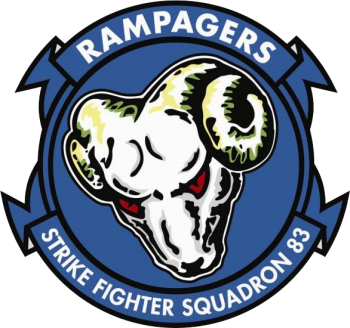 Coat of arms (crest) of the VFA-83 Rampagers, US Navy