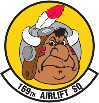 Coat of arms (crest) of the 169th Airlift Squadron, Illinois Air National Guard