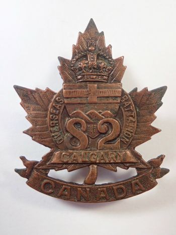 Coat of arms (crest) of the 82nd (Calgary) Battalion, CEF