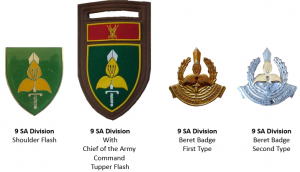 Coat of arms (crest) of the 9th South African Division, South African Army