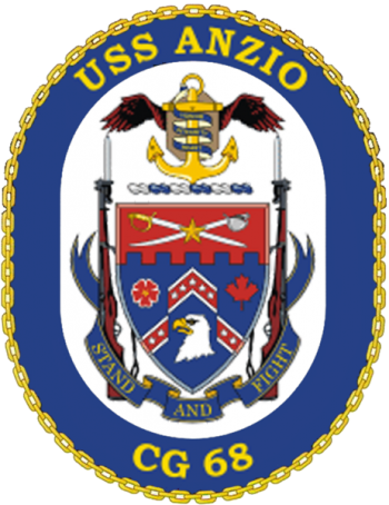 Coat of arms (crest) of Cruiser USS Anzio