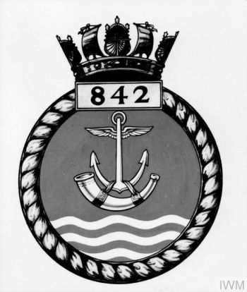 Coat of arms (crest) of the No 842 Squadron, FAA