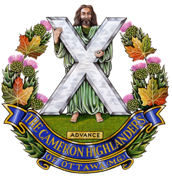 Arms of The Cameron Highlanders of Ottawa (Duke of Edinburgh's Own), Canadian Army