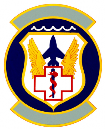 Coat of arms (crest) of the 33rd Medical Service Squadron, US Air Force